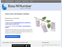 Tablet Screenshot of easyninumber.com